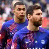 Kylian Mbappe and Lionel Messi at PSG