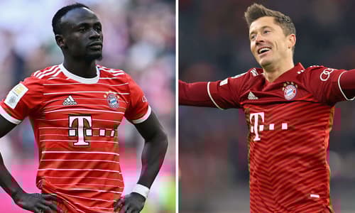Sadio Mane 'replaced' Robert Lewandowski at Bayern last summer.