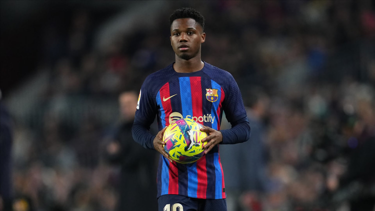 The youngster started the season on the bench for Barca