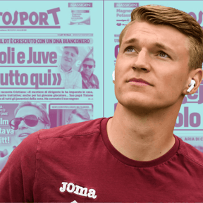Schuurs prijkt op voorpagina van Tuttosport: transfer van dertig miljoen euro lonkt