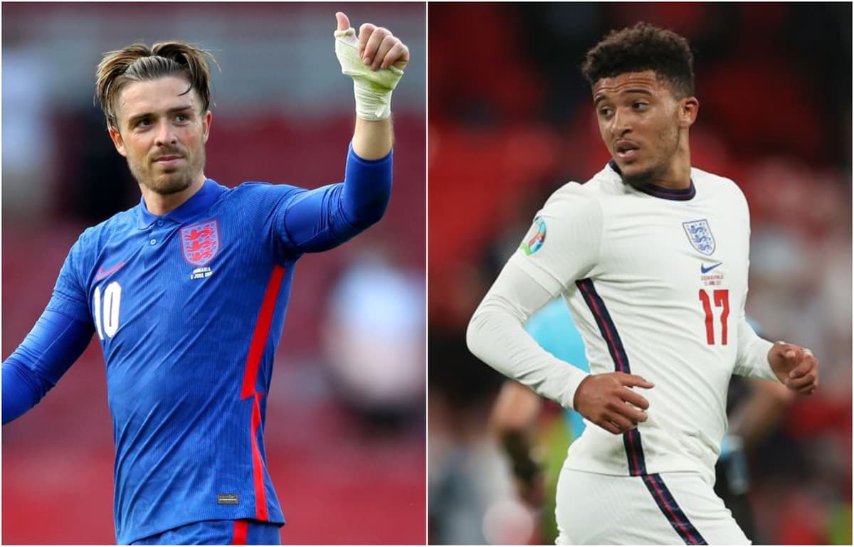 Jack Grealish and Jadon Sancho