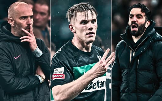 Enzo Maresca, Viktor Gyokeres, Ruben Amorim