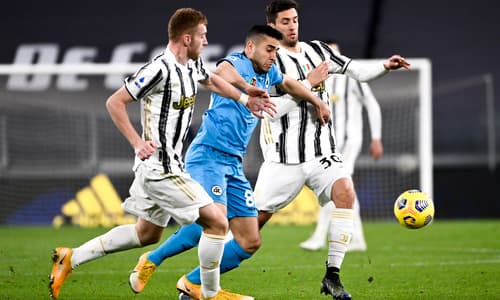 Dejan Kulusevski and Rodrigo Bentancur, Juventus, 2021-22