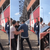 Steven Berghuis vuistslag