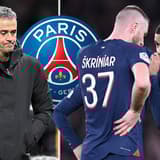 Luis Enrique, Milan Skriniar, Kylian Mbappe, PSG, 2023/24