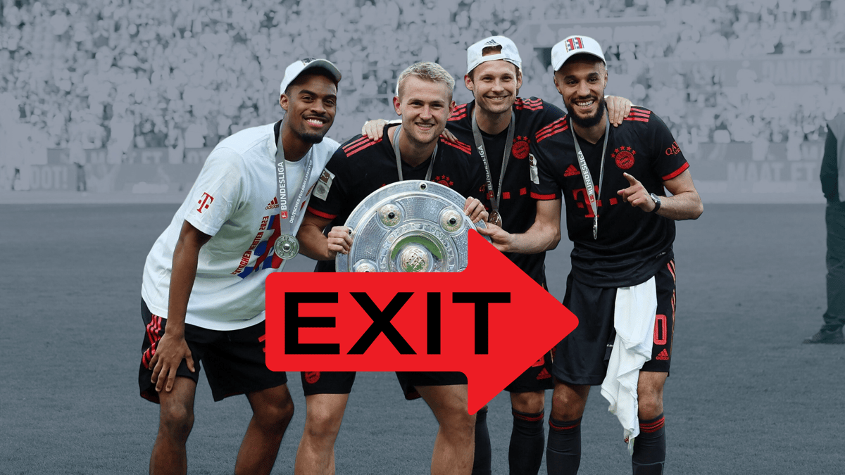 Noussair Mazraoui, Ryan Gravenberch, Matthijs de Ligt, Bayern München