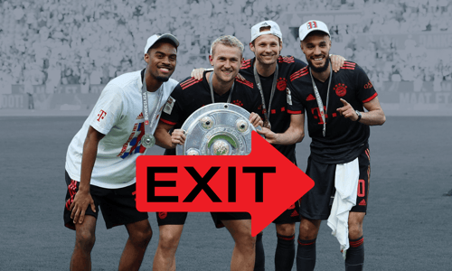 Noussair Mazraoui, Ryan Gravenberch, Matthijs de Ligt, Bayern München
