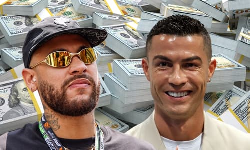Neymar, Cristiano Ronaldo, money