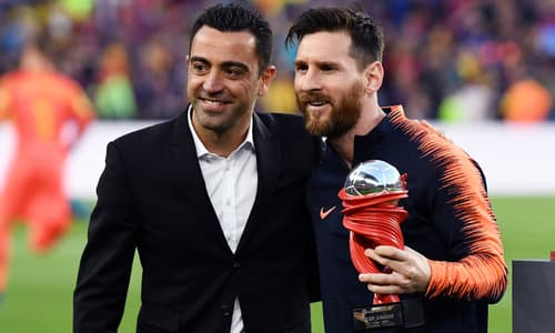 Xavi, Lionel Messi, Barcelona