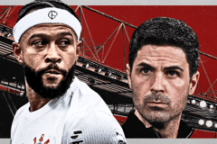 Memphis Depay, Mikel Arteta