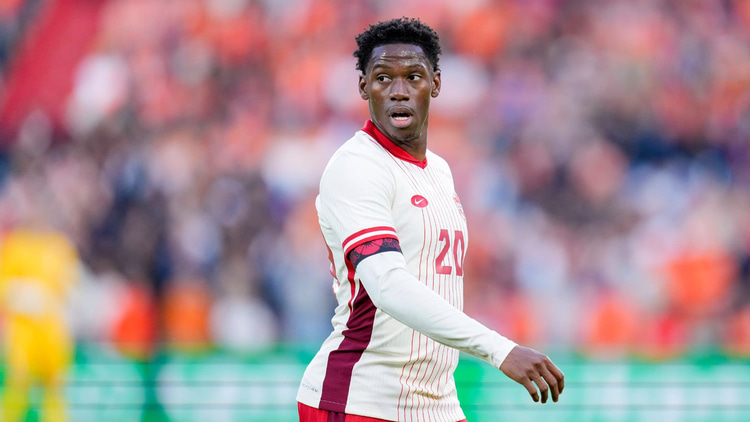 Jonathan David in action at the Copa America