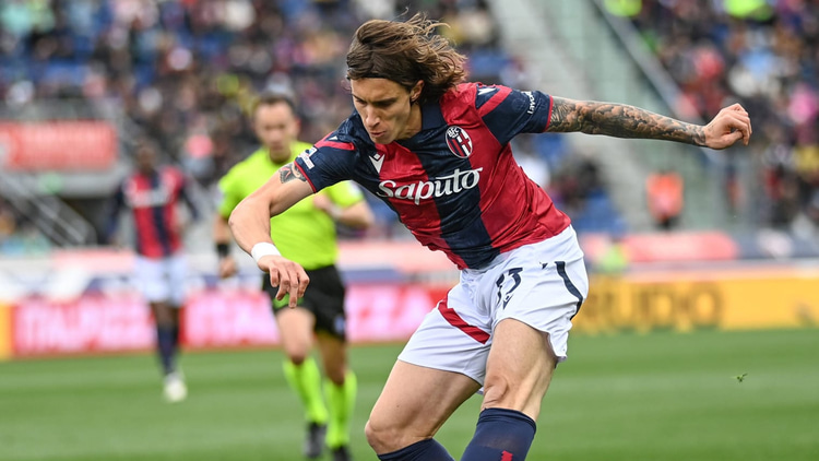 Calafiori shone at Bologna last season