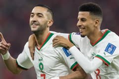 Hakim Ziyech and Azzedine Ounahi, Morocco, 2022/23
