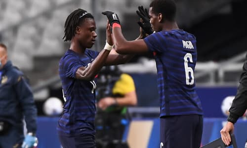 Eduardo Camavinga replacing Paul Pogba for France