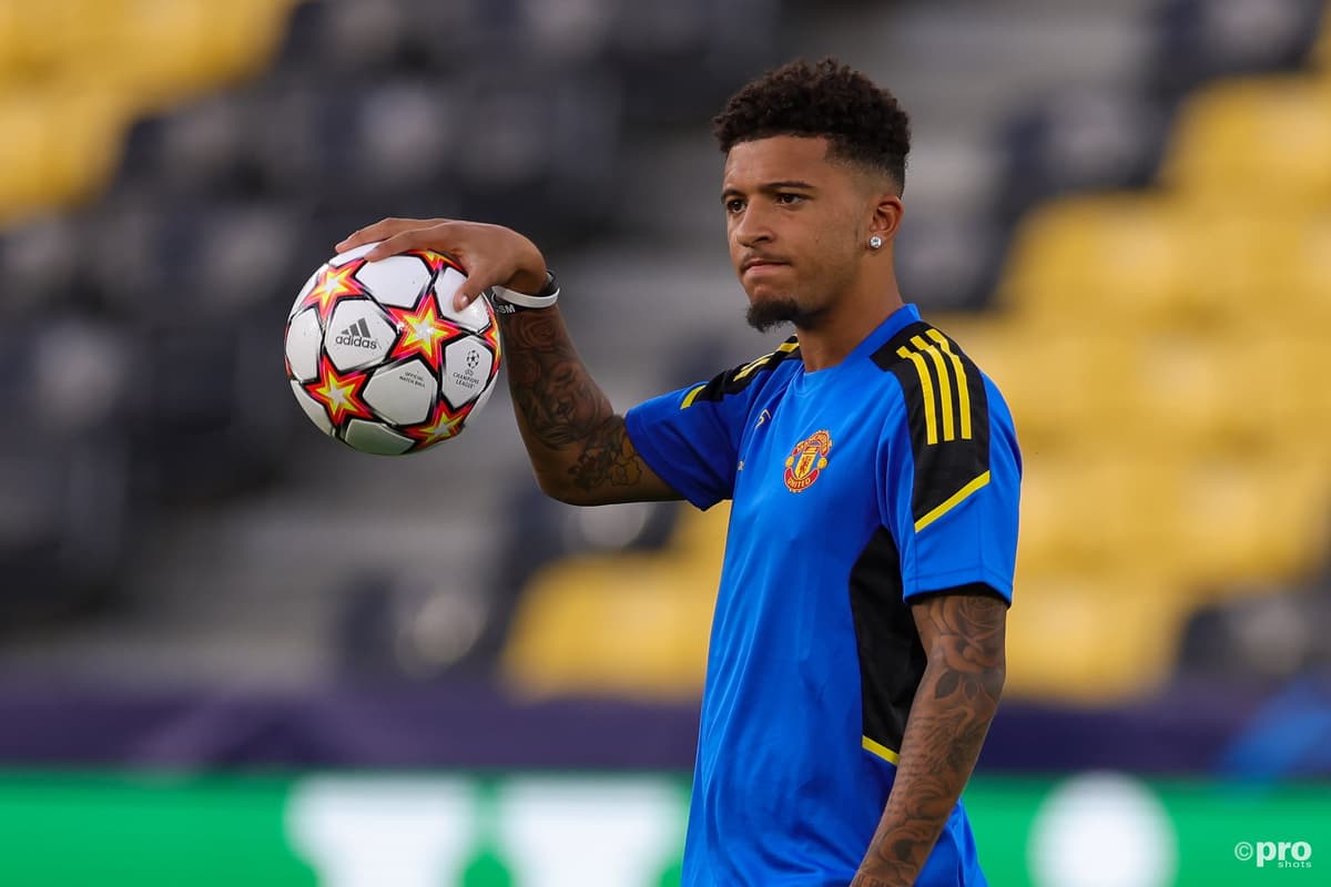 Manchester United forward Jadon Sancho
