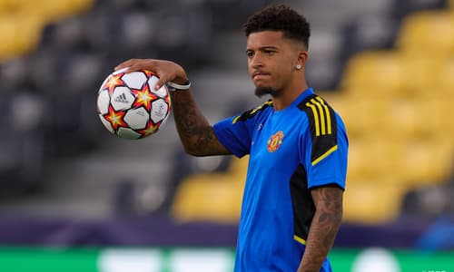 Manchester United forward Jadon Sancho