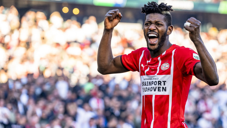 Ibrahim Sangaré in het shirt van PSV.
