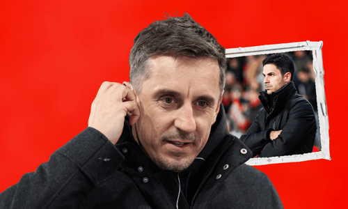 Gary Neville, Mikel Arteta, Arsenal