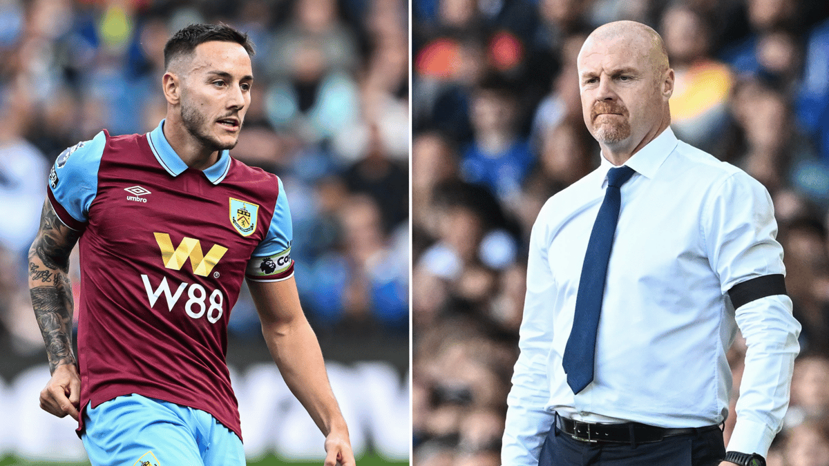 Sean Dyche and Josh Brownhill