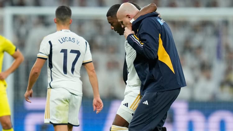 Alaba tore his ACL for Real Madrid against Villarreal