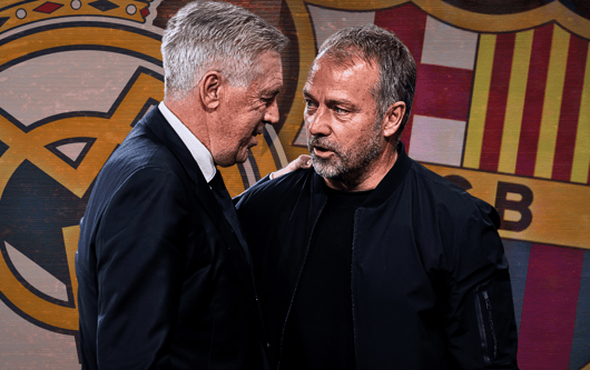Hansi Flick, Carlo Ancelotti, Barcelona, Real Madrid