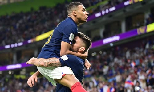 Kylian Mbappe, Olivier Giroud, France, World Cup 2022