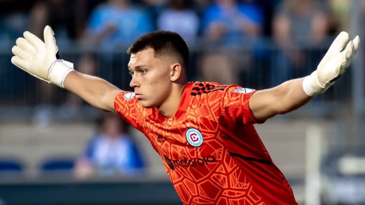 Gabriel Slonina re-joined Chicago Fire on loan after signing for Chelsea