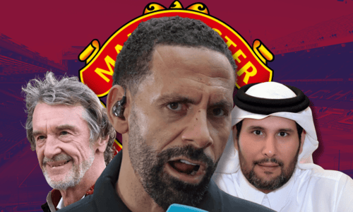 Rio Ferdinand, Sir Jim Ratcliffe, Sheikh Jassim, Man Utd