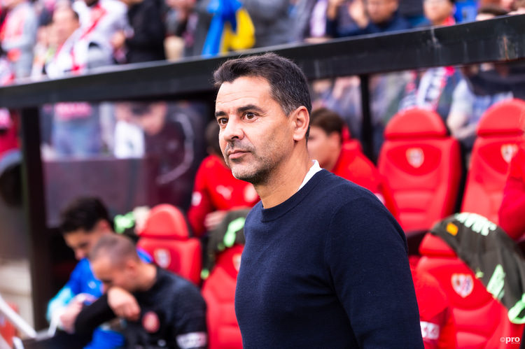Míchel, de trainer van Girona.