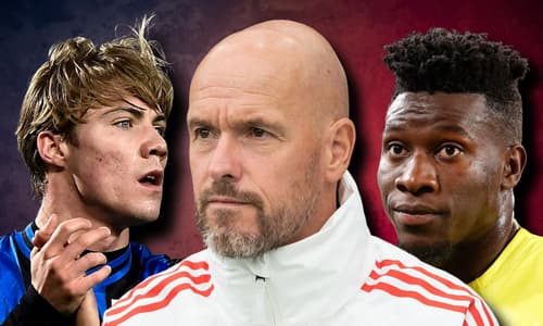 Erik ten Hag, Rasmus Hojlund, Andre Onana, Man Utd
