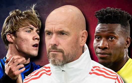 Erik ten Hag, Rasmus Hojlund, Andre Onana, Man Utd
