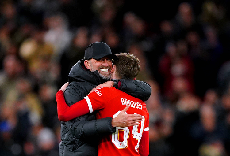 Klopp and Conor Bradley