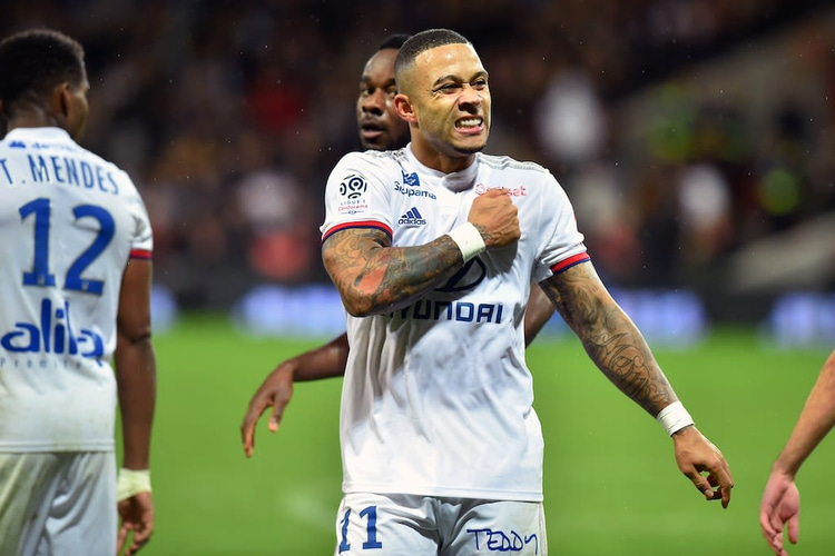 Memphis Depay has captained Lyon this season