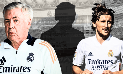 Vinícius Júnior, Luka Modric, Carlo Ancelotti