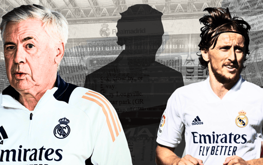 Vinícius Júnior, Luka Modric, Carlo Ancelotti