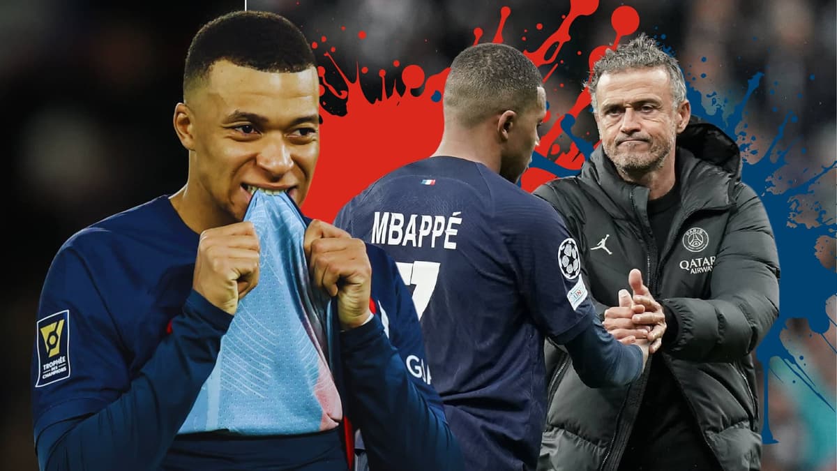 Kylian Mbappe, Luis Enrique, PSG, 2023/24