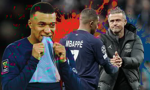 Kylian Mbappe, Luis Enrique, PSG, 2023/24