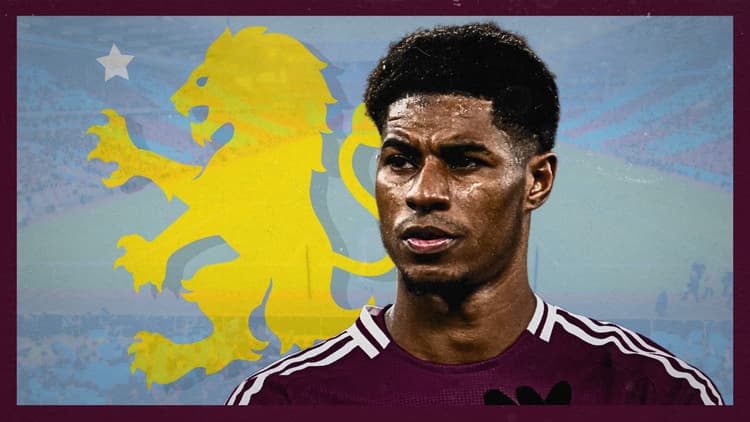 Marcus Rashford moved to Aston Villa on loan