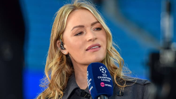 Laura Woods heads up TNT Sport's 2024/25 Champions League coverage