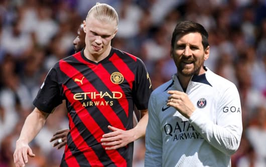 Erling Haaland, Lionel Messi, Man City, PSG, 2022/23