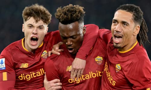 Nicola Zalewski, Tammy Abraham, Chris Smalling, Roma, 2022/23