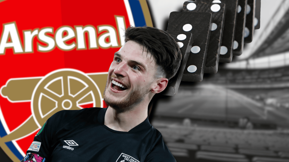 Declan Rice, Arsenal, domino