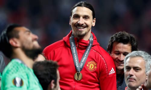 Ibrahimovic won the Europa League with Man Utd in 2017.