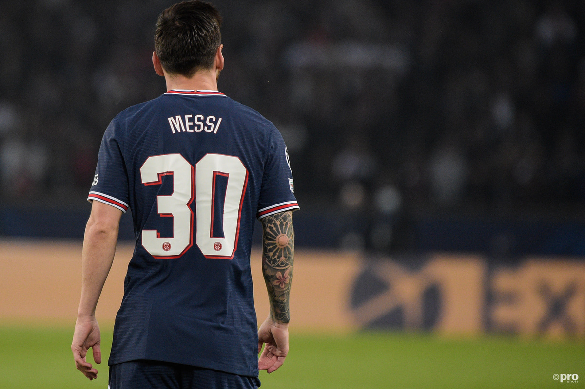 Lionel Messi, PSG v Man City, Champions League