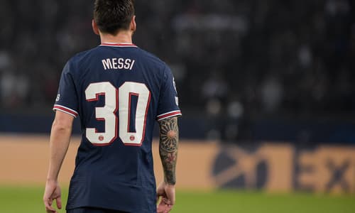 Lionel Messi, PSG v Man City, Champions League