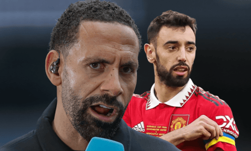 Rio Ferdinand, Bruno Fernandes, Manchester United