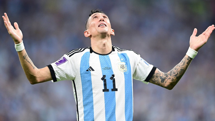 Angel di María viert de 2-0.