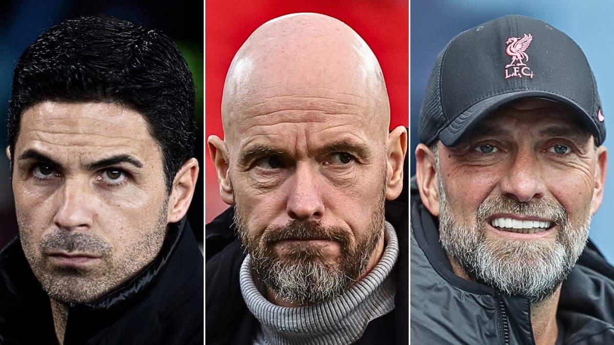 Mikel Arteta, Erik ten Hag, Jurgen Klopp