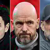 Mikel Arteta, Erik ten Hag, Jurgen Klopp