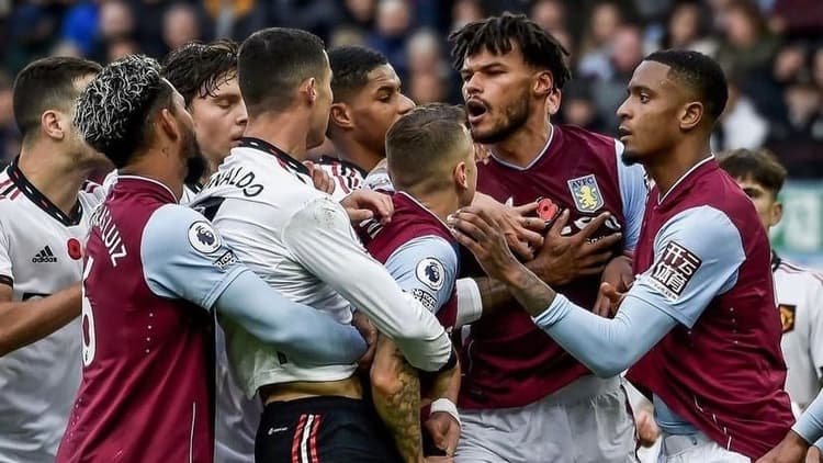 Ronaldo struggled against Aston Villa on Sunday